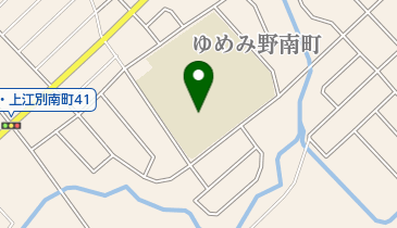江別市立上江別小学校の地図画像