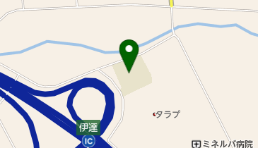 伊達市立星の丘小学校の地図画像