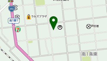 認定こども園芦別みどり幼稚園の地図画像