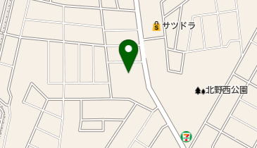 北野しらかば幼稚園の地図画像