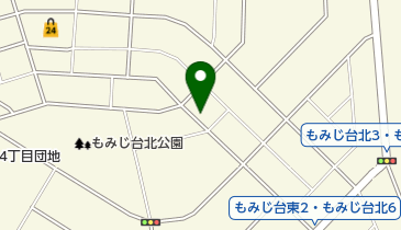もみじ台幼稚園の地図画像