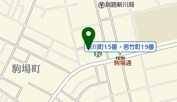 釧路聖母幼稚園の地図画像