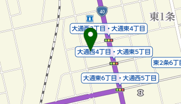 士別幼稚園の地図画像