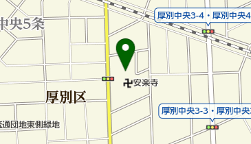厚別幼稚園の地図画像