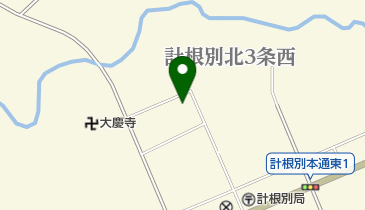 中標津町立計根別幼稚園の地図画像