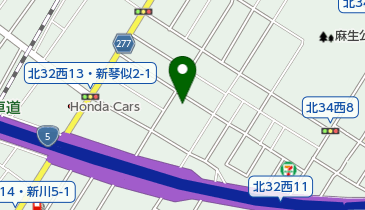 認定こども園札幌北幼稚園の地図画像