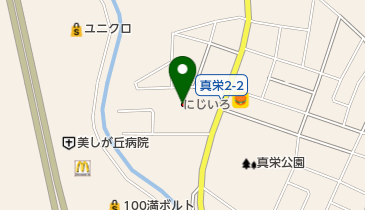 札幌市立認定こども園にじいろの地図画像