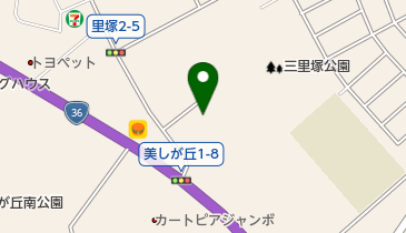 里塚幼稚園の地図画像