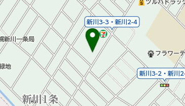 新川幼稚園の地図画像