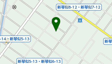 新琴似育英幼稚園の地図画像