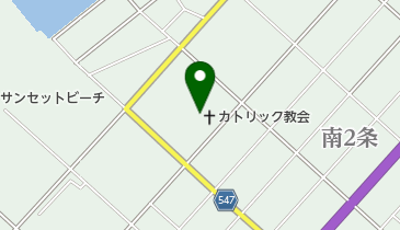 羽幌藤幼稚園の地図画像