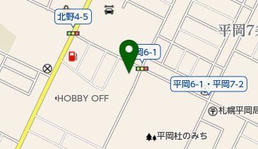 平ケ岡幼稚園の地図画像