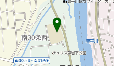 札幌市立豊成支援学校の地図画像