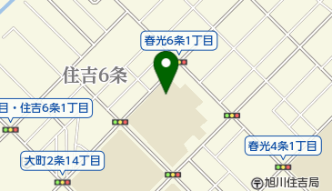 北海道旭川聾学校の地図画像