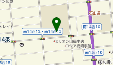 北海道札幌視覚支援学校の地図画像