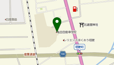 亀田自動車学校の地図画像