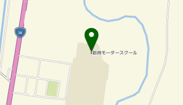 新得モータースクールの地図画像