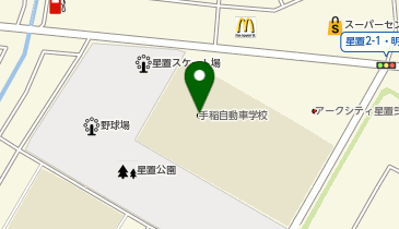 手稲自動車学校の地図画像