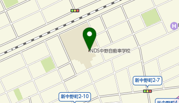 NDS中野自動車学校の地図画像