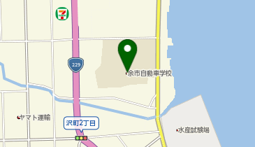余市自動車学校の地図画像
