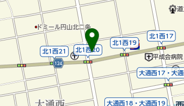 札幌どうぶつ専門学校の地図画像