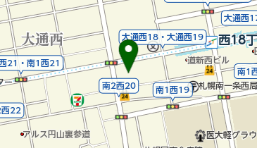 北海道歯科衛生士専門学校の地図画像