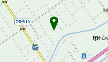 岩見沢市立高等看護学院の地図画像