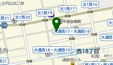 北海道柔道整復専門学校の地図画像