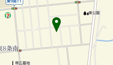 帯広調理師専門学校の地図画像