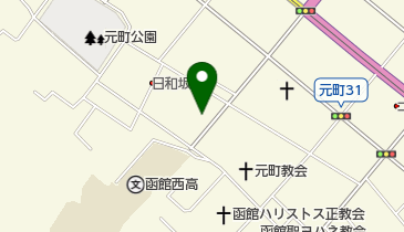 専修学校ロシア極東大函館校の地図画像