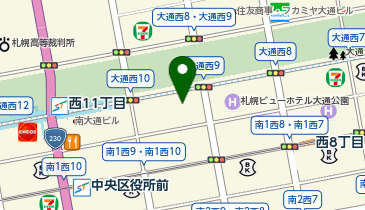 札幌ビューティーアート専門学校の地図画像