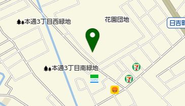 函館花園認定こども園の地図画像