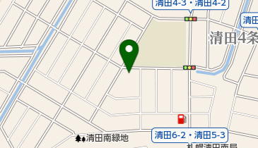 認定こども園札幌南清田保育園の地図画像