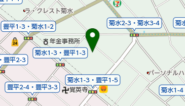 認定こども園菊水すずらんの地図画像