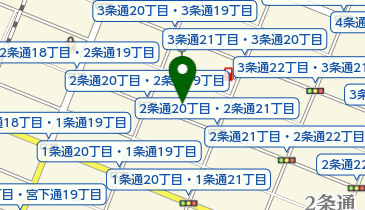 旭川隣保会第二保育所の地図画像