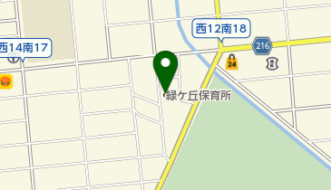 緑ケ丘保育所の地図画像