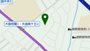 大曲はだかんぼ保育園の地図画像