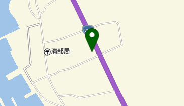 松前町清部保育所の地図画像