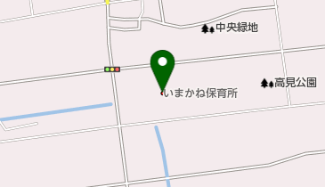 認定こども園いまかね保育所の地図画像