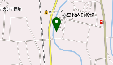 黒松内保育園の地図画像