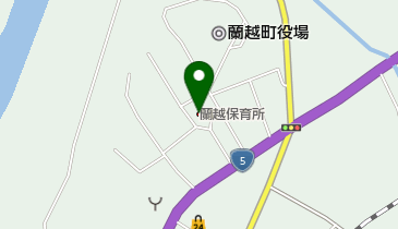 蘭越保育所の地図画像