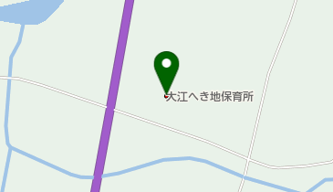 大江へき地保育所の地図画像