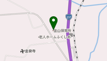 南富良野町立金山保育所の地図画像