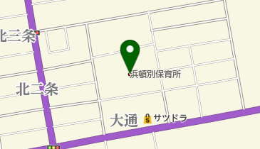浜頓別町こども園すまいる浜頓別保育所の地図画像