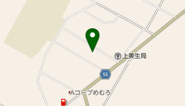 上美生農村地域保育所の地図画像