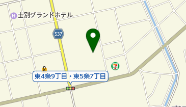 士別市立あいの実保育園の地図画像