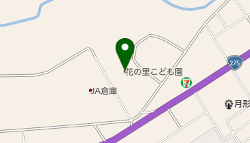 花の里こども園の地図画像