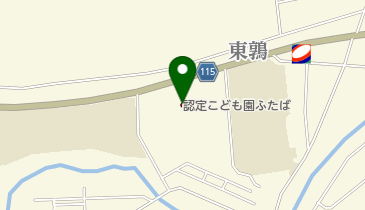 上砂川町認定こども園ふたばの地図画像