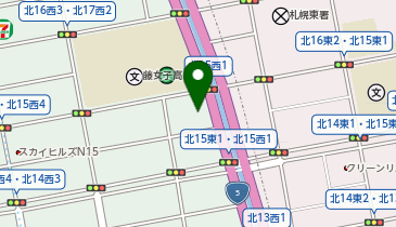 創成札幌こども園の地図画像