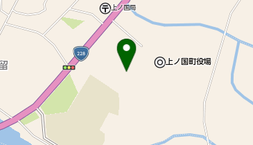 上ノ国保育所の地図画像